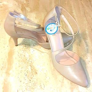 JELLYPOPS HEELS PUMPS STRAPPY Ankle Strap Tan NEW!